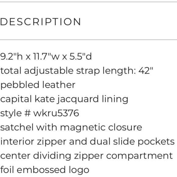 30. 🎉HP🎉 Kate Spade Satchel / Handbag in Taupe - Picture 11 of 13